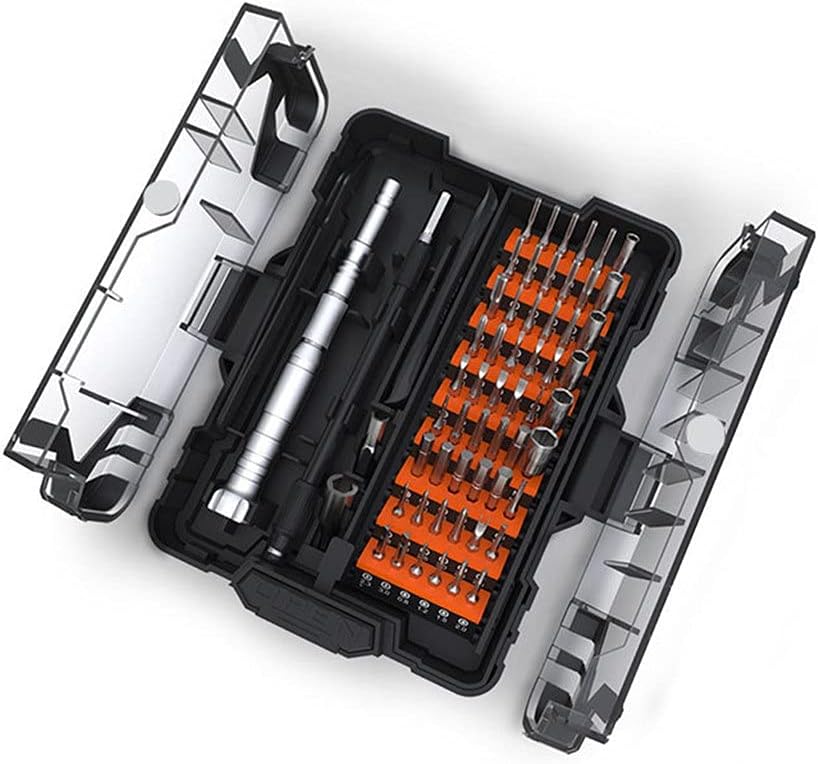 62 in 1 Precision S-2 Screwdriver Set with Unique Open Button for Home Electronics DIY Repair