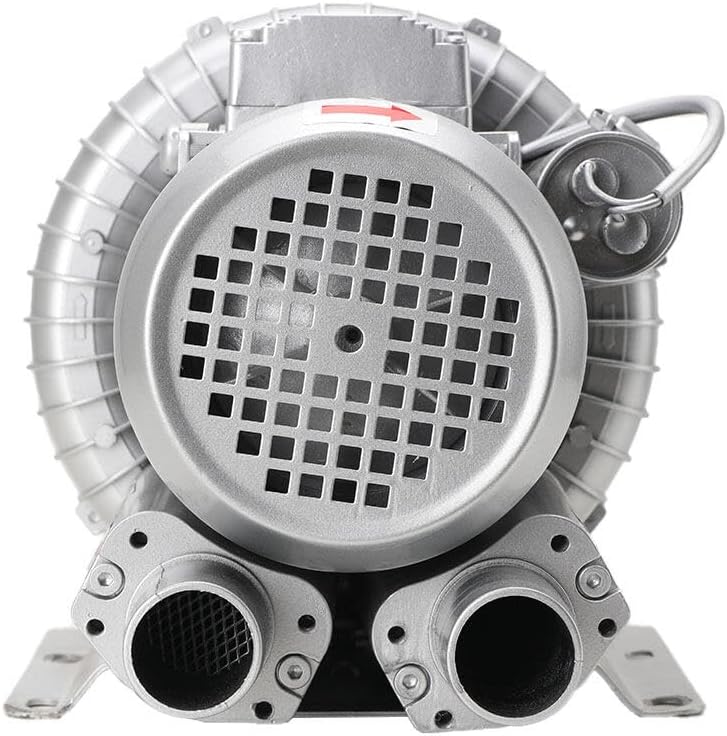 370W Industrial Aquaculture Pond Fish Tank Vortex Air Blower Pump, 60m³/h Commercial Air Pump Blower High Pressure Aquarium Fish Pond Tanks Air Oxygen Pump Blower for Air Dusting