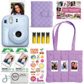 FUJIFILM INSTAX Mini 12 Holiday Bundle 2025 | Pastel Blue with Extra Instax Mini Film + 4pk AA Batteries & Cleaning Cloth (10 Items)