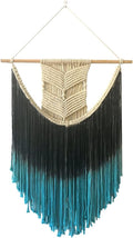 Tapestry Macrame Wall Hanging Colorful Tapestry Handmade Cotton Home Decoration (Color : Onecolor, Size : 70 X 100cm) (Onecolor 70 x 100cm)