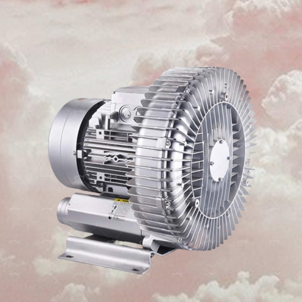 Regenerative Blower 110V 50Hz Single Phase, Vortex Ring Blower 0.47HP 0.5HP 0.74HP 1.01HP 1.49HP Industrial Vacuum Pump for Air Blowing
