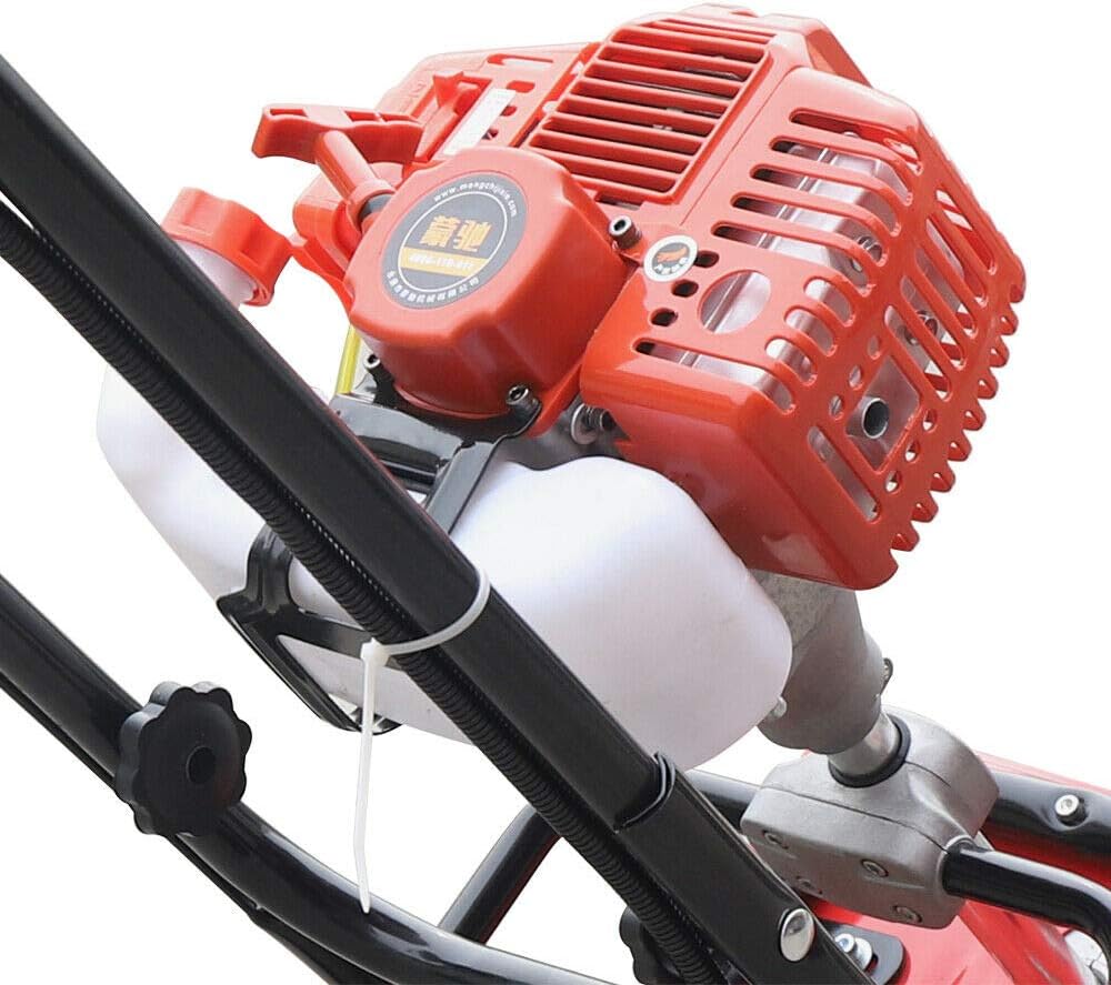 Tiller Cultivator 52CC 2Stroke Gas Powered Plant Garden Farm Tilling Tool Hand-Pull (Style 3)