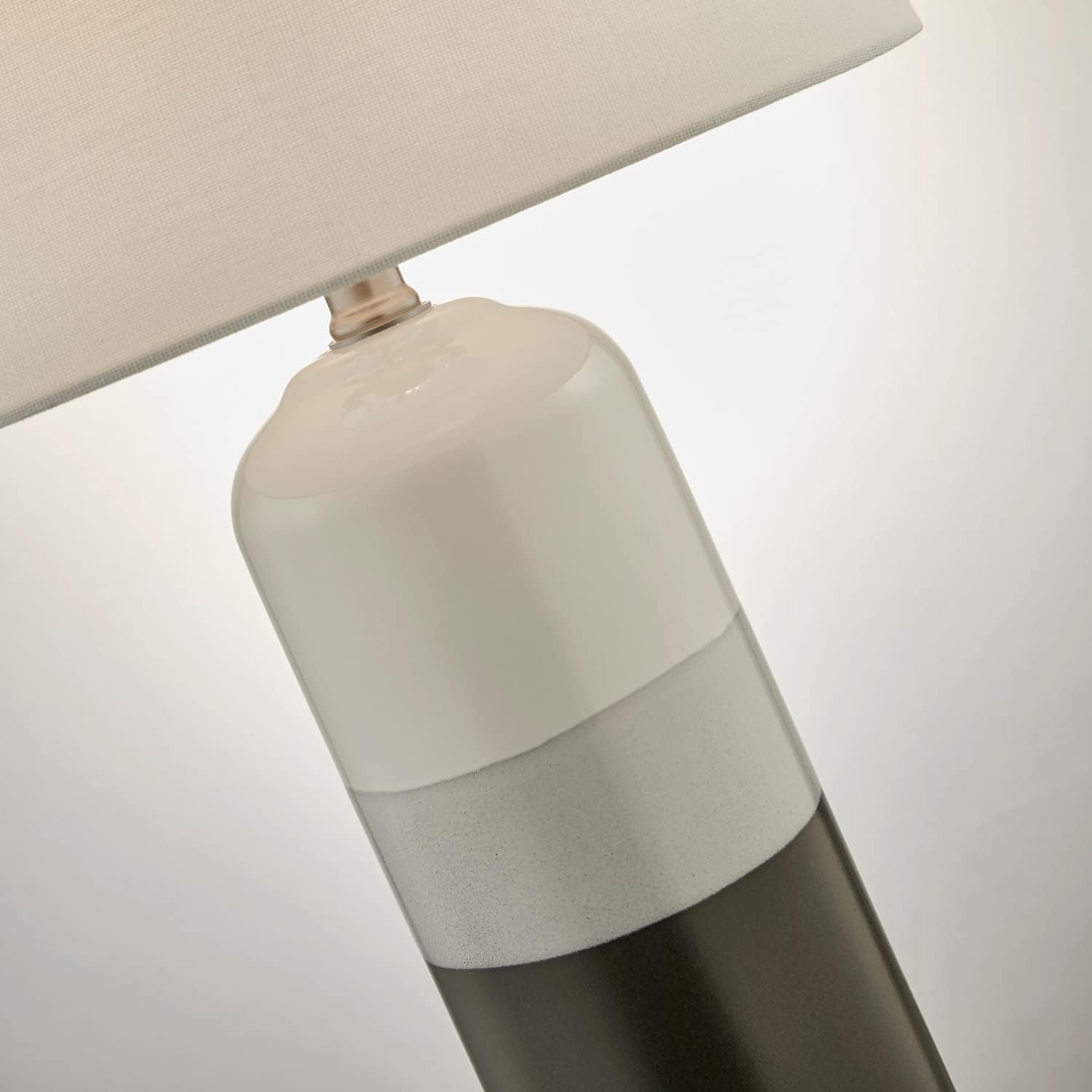 Lite Source Neena 24 1/4' Gray Black Ceramic Table Lamps Set of 2