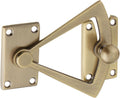 Baldwin 0340050 Dutch Door Quadrant, Antique Brass