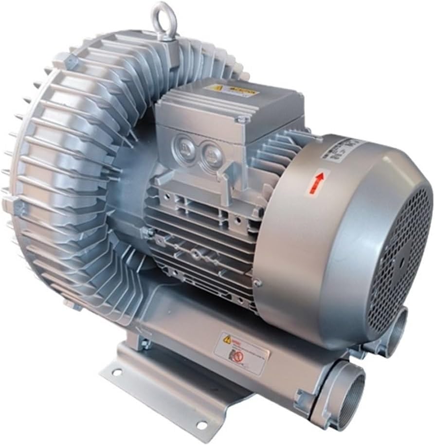 QXCIVR 2RB430-7AH26 2HP High Air Flow Regenerative Blower Vacuum Pump