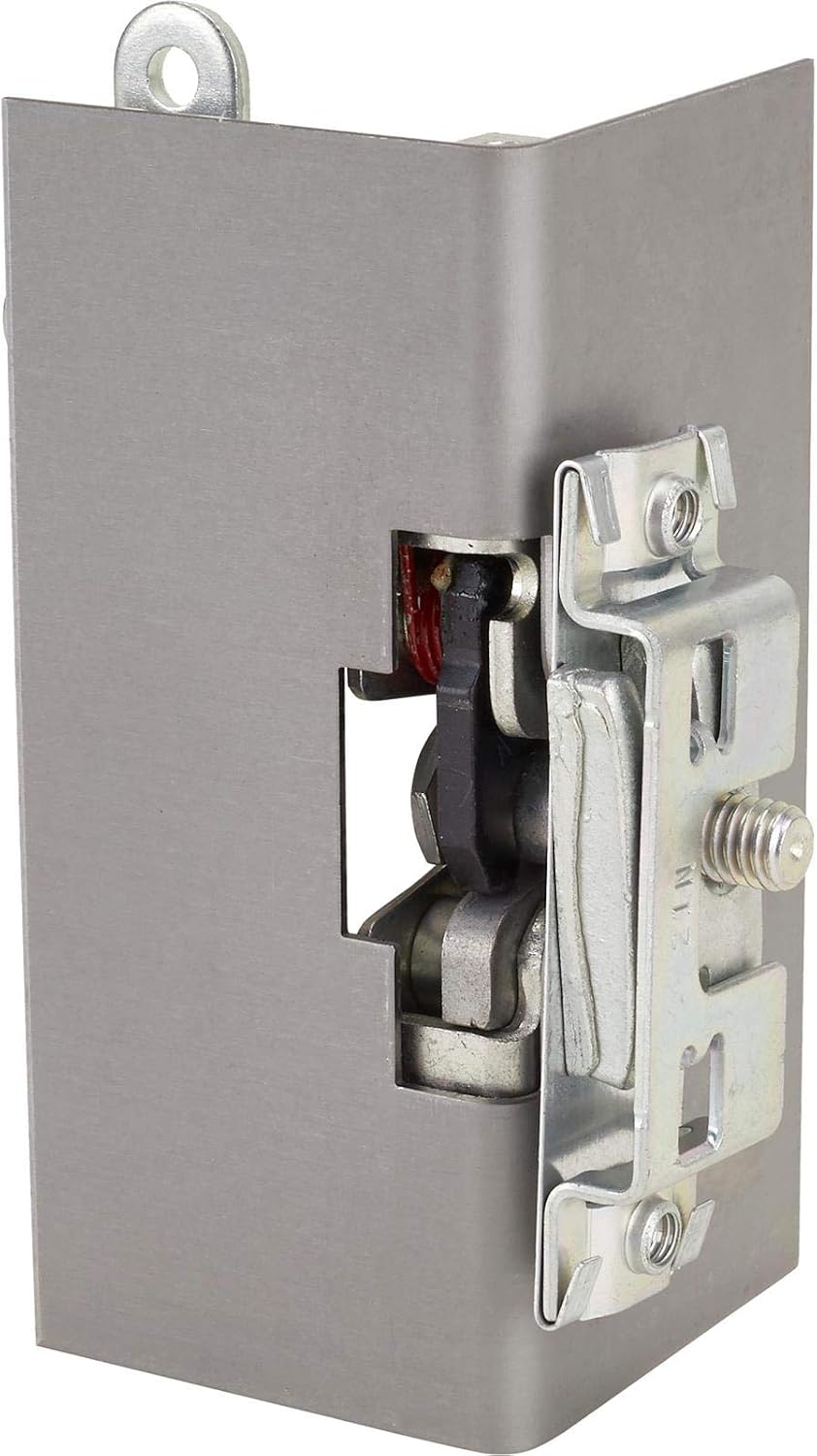 Speedway Motors Universal Slim Line Bear Jaw Complete Door Latch Kit Includes Left and Right Latches Mounting Plates Striker Pins Cage Nut Plates for Street Rods