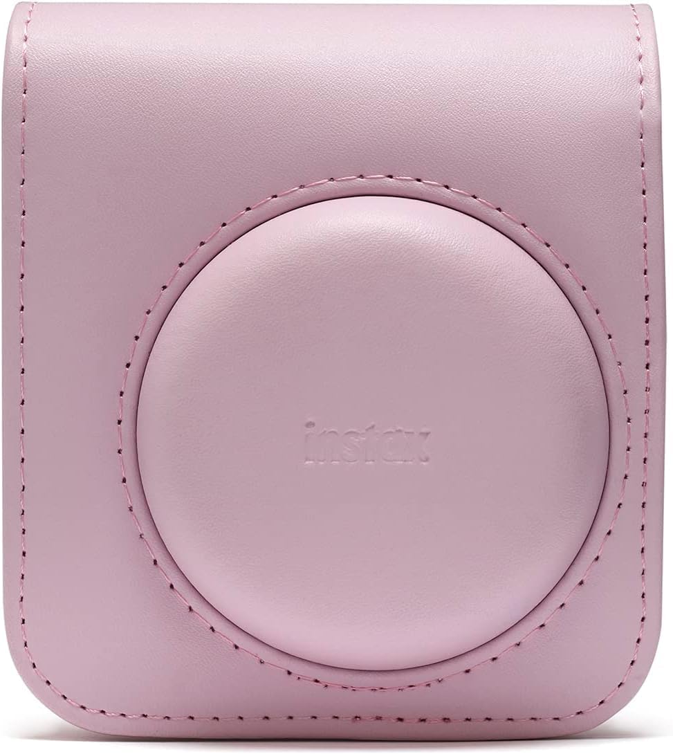 Fujifilm INSTAX MINI 12 Instant Film Camera Bundle, Includes: INSTAX Mini Film (20 Exposures), INSTAX Mini 12 Case and More (5 Items) (Blossom Pink)