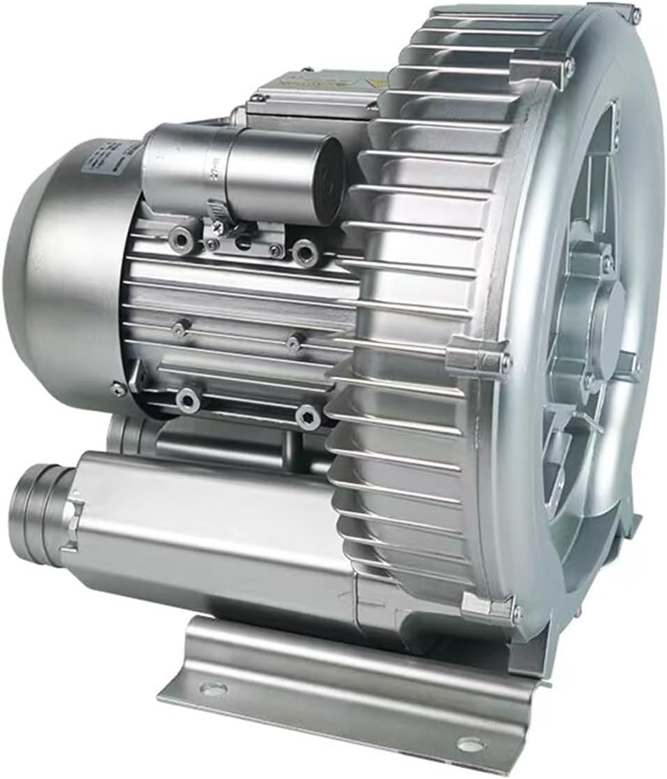2HP Regenerative Blower 110-120V | 1.75 KW 150 CFM High-Pressure Industrial Vacuum Pump for Air Blowing Sewage Aeration Aquarium Fish Pond, Replace# 2LG510-7AA21 2LG5107AA21
