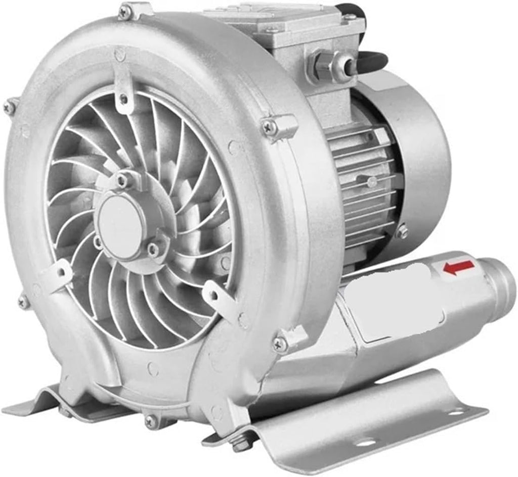 Regenerative Blower, Industrial High Pressure Vortex Blower Dual Impeller Aeration Pump Centrifugal Air Blower For Fish Pond And Workshop Use,Vortex Ring Blower