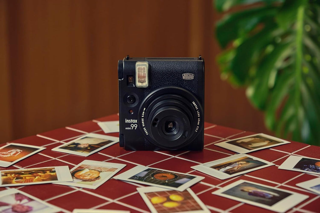 Fujifilm Mini 99 Instax Film Camera (Black) + Instax Mini Film Twin Pack (20 Sheets) + Camera Case + Mini Photo Album (60 Pockets) + BluebirdSales Photo Accessories Bundle