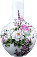 Vase Ceramic Small White Home Living Room Dried Flower Arrangement Flower Decoration Ornament (Celestial Bottle)