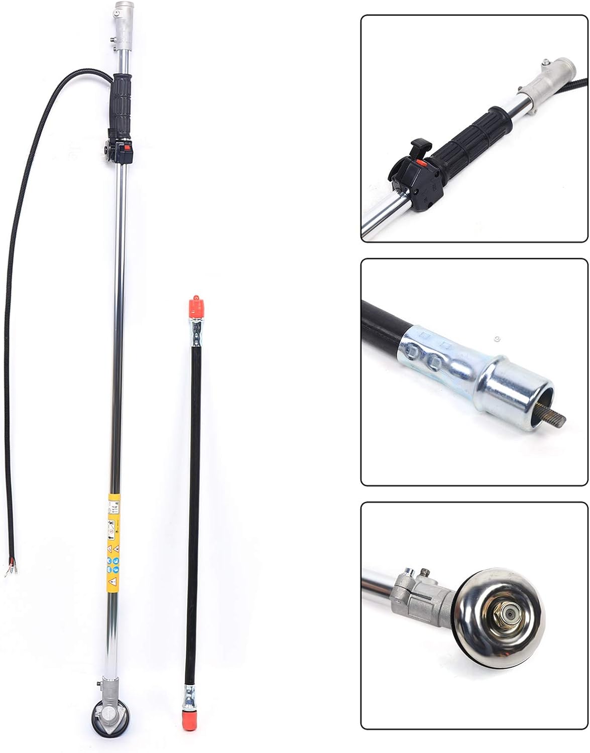 Backpack Brush Cutter 43CC 2-Stroke Tiller Cultivator Gas Powered Grass Trimmer Air-Cooled Single Cylinder Digging Tool Hedge Trimmer for Remove Weeds Soil Cultivation, TBG430
