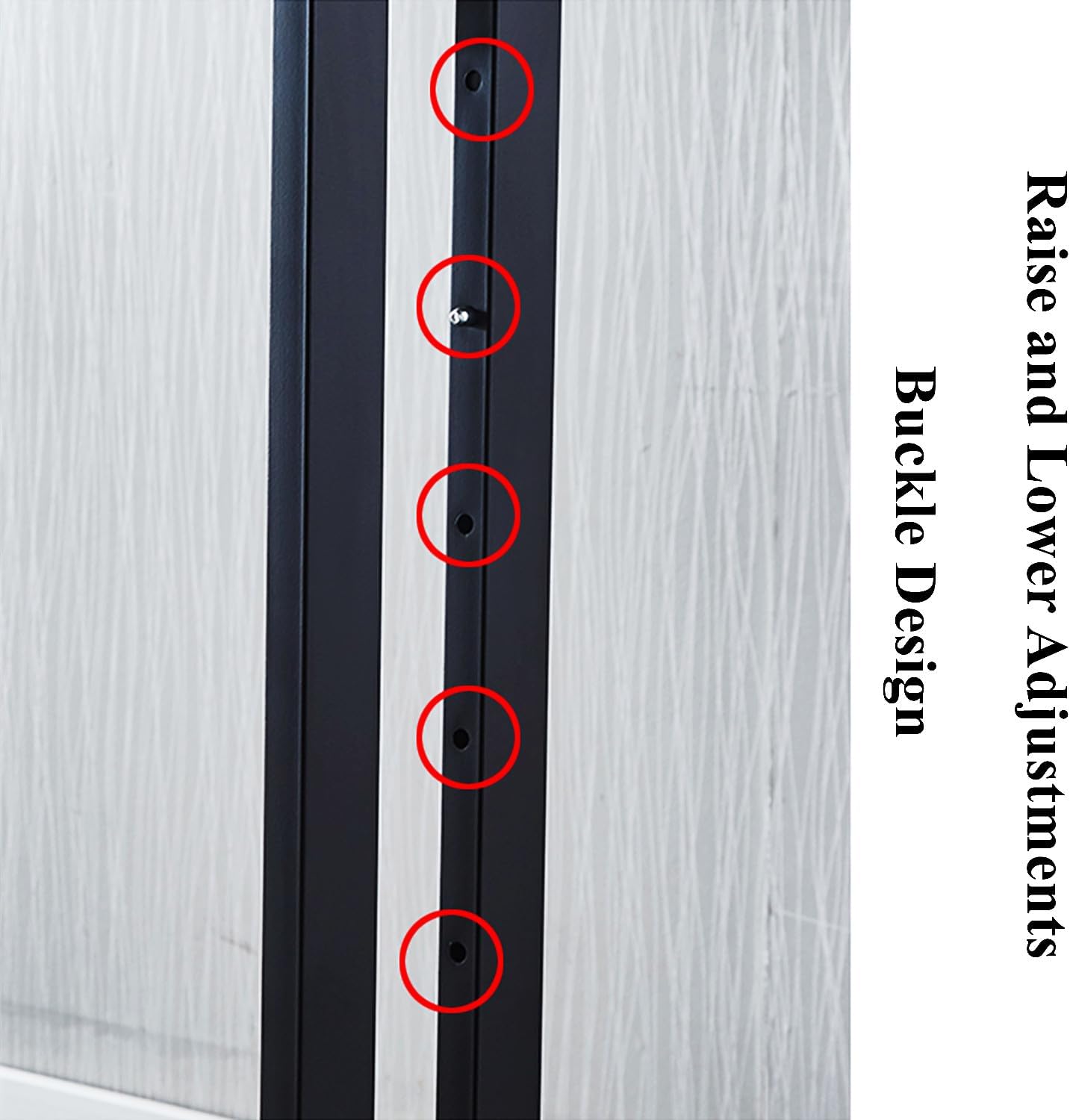 Heavy-Duty Metal Garment Rack 6 Way Clothing Rack Adjustable Height Floor Standing Shirt Racks, Square Tubing Portable Display Rack for Hanging Clothes,White