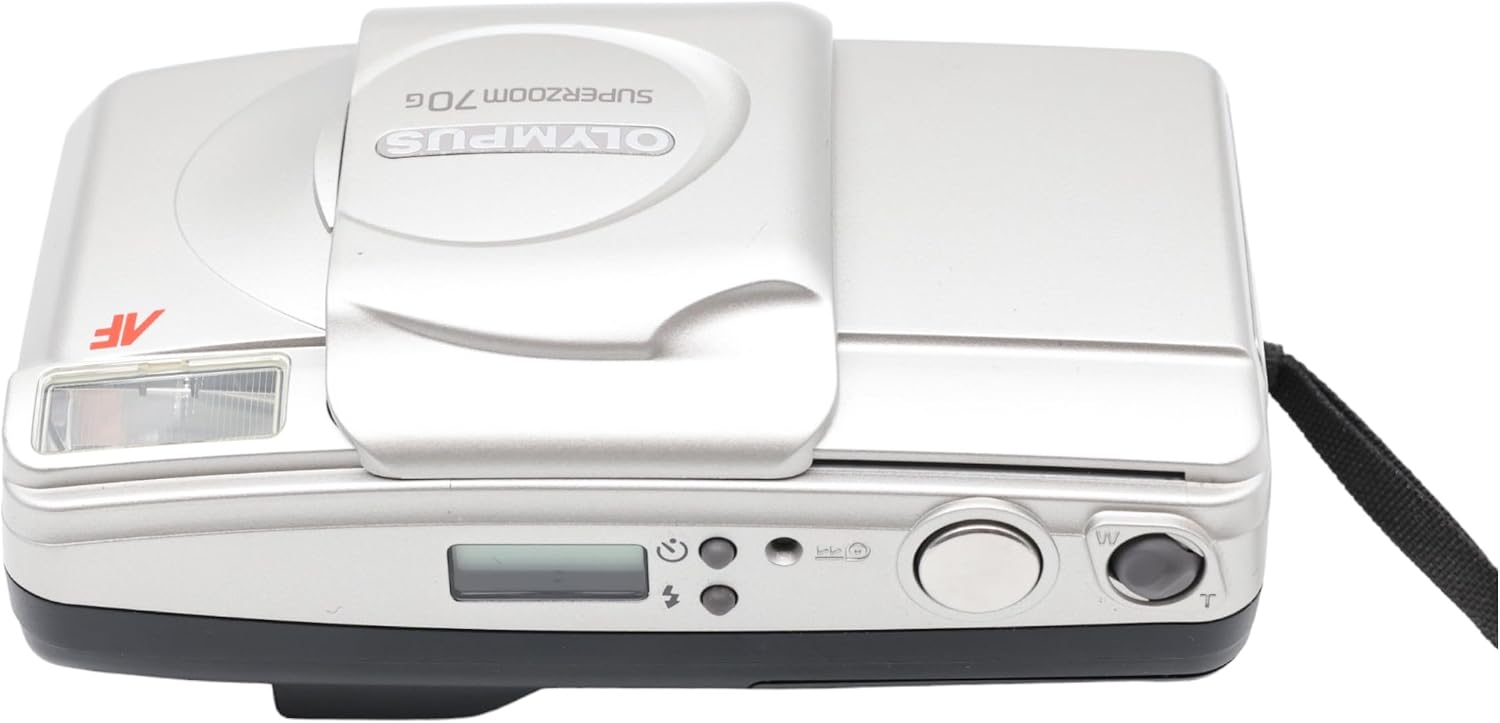 Olympus Superzoom 70 G – 35mm Point-and-Shoot Film Camera – 38–70 mm Zoom Lens, Auto Focus, Built-In Flash (Renewed)