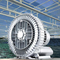 Regenerative Blower Single Phase High Pressure Vortex Ring Blower,Industrial Vacuum Pump,C&U Bearing,for Air Blowing or Suction for Sewage Aeration Aquarium Fish Pond 250W