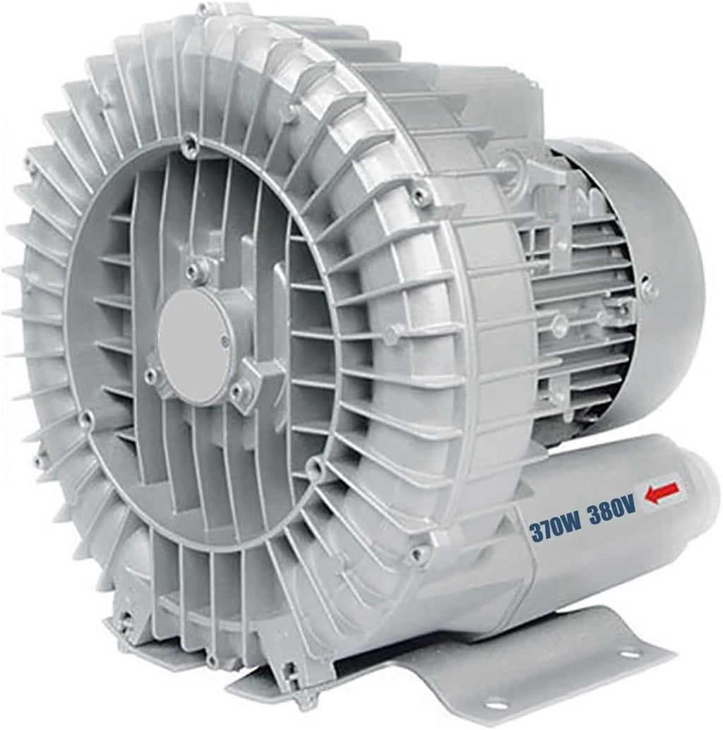 High-Pressure Vortex Ring Blower 480V 370W Three-Phase Regenerative Blower for Industrial Applications, Textile Production & Fish Pond Aeration Solutions