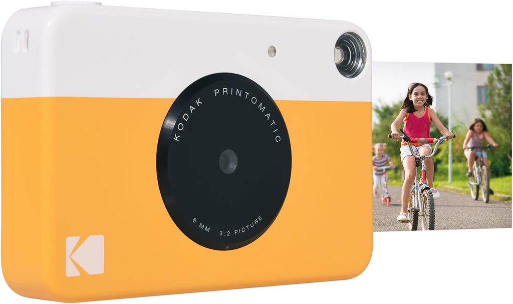 Kodak Printomatic Instant Camera Gift Bundle + Zink Paper (20 Sheets) + 9 Unique Colorful Sticker Sets + Case + Markers + Hanging Frames + Photo Album + Accessories