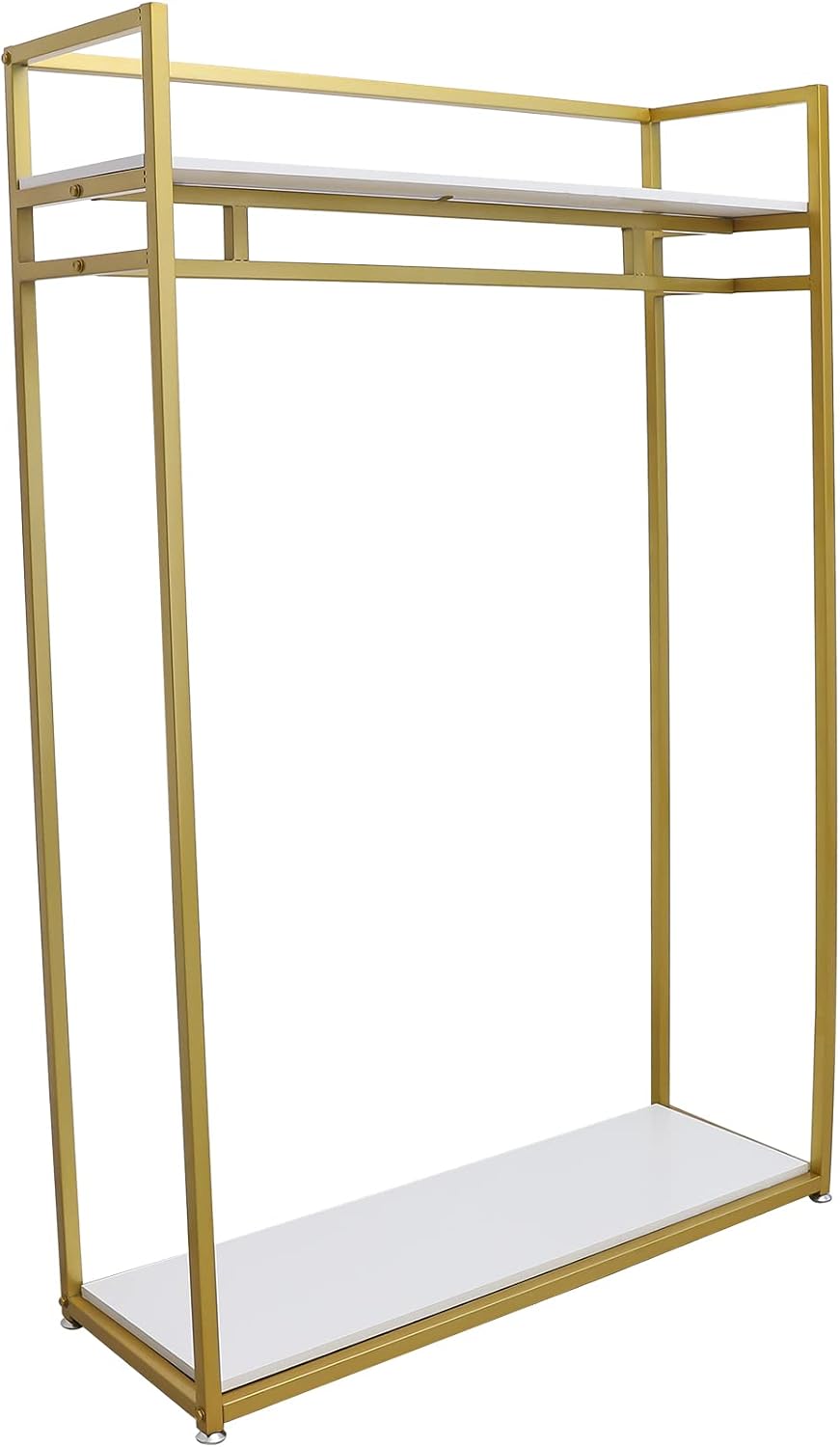 YIYIBYUS Gold Clothes Rack Metal,Clothes Rack Metal Freestanding Garment Rack Clothes Display Storage Stand