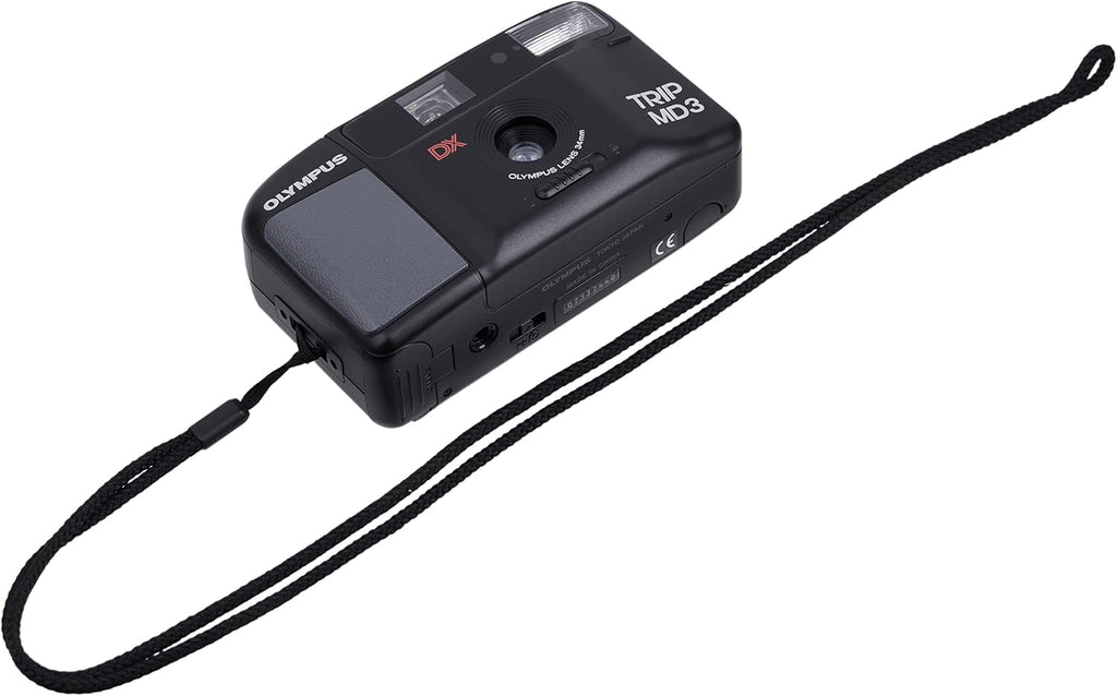 Olympus Trip MD3 35mm Point & Shoot Film Camera – Auto Flash, Fixed Focus Lens, Compact Vintage Camera (Renewed)