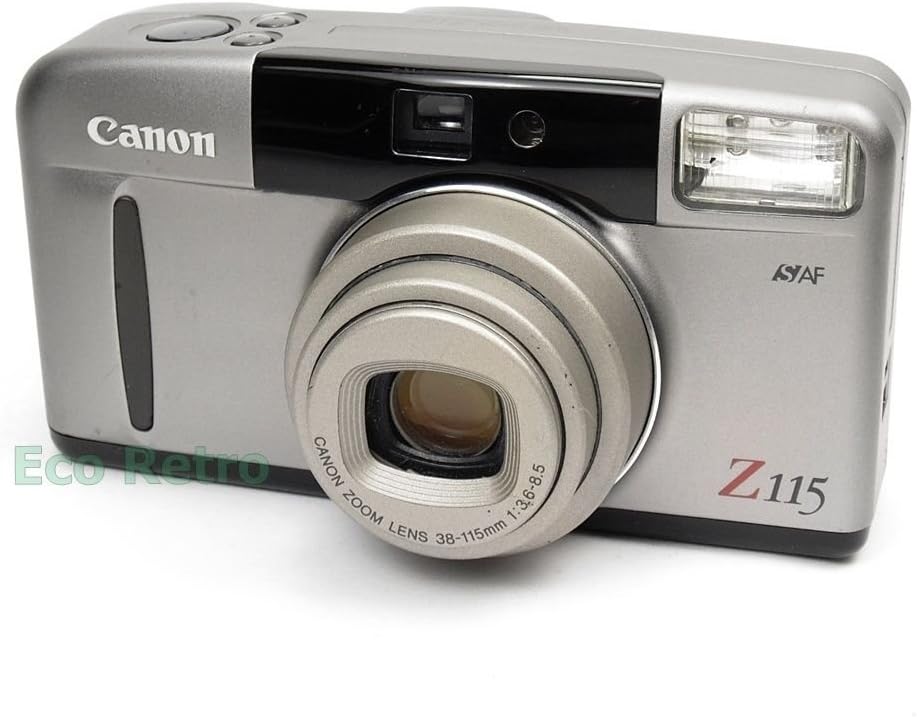 Canon Sure Shot Z115 Panorama Caption Zoom Date 35mm Camera