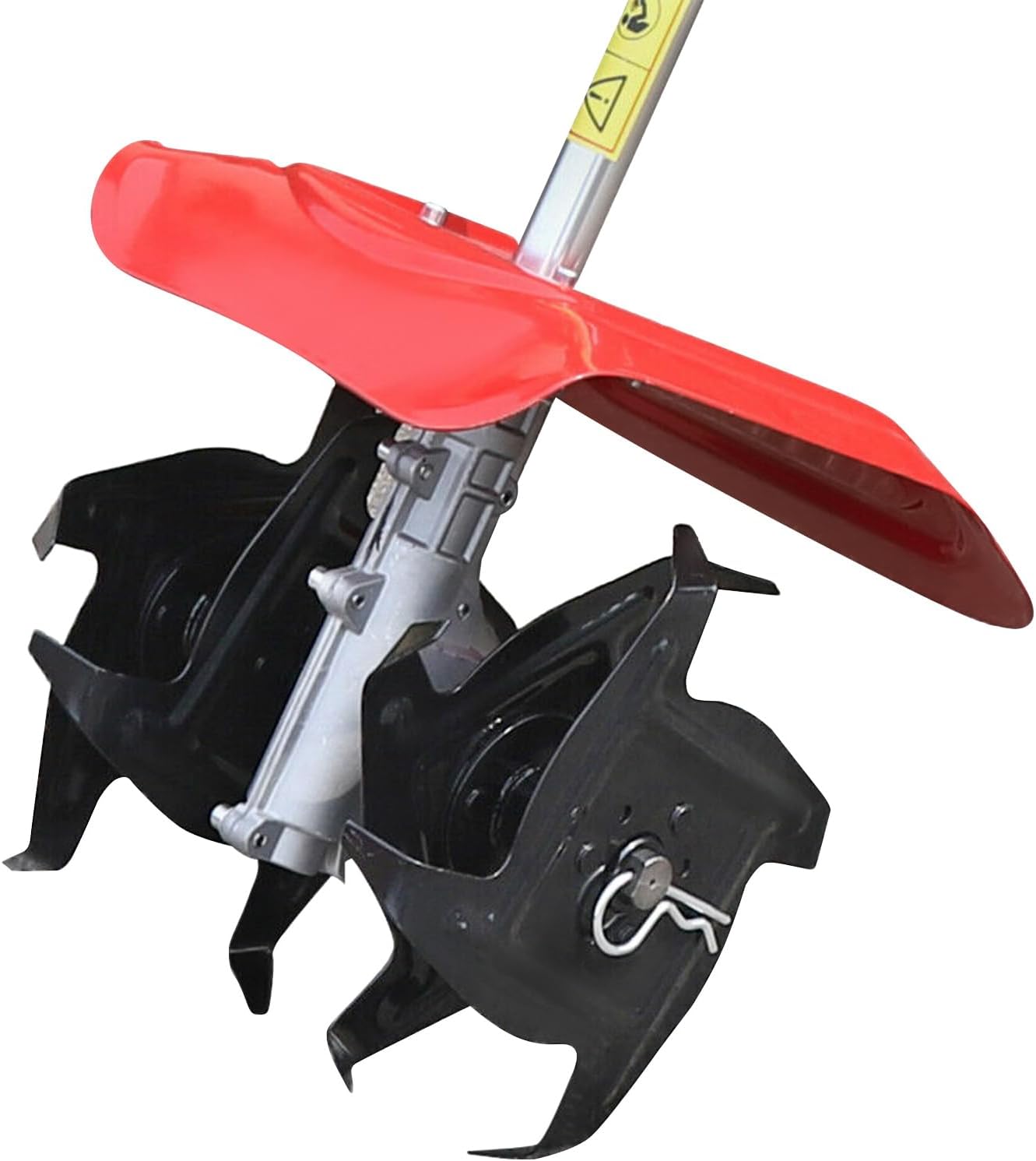 42.7CC Cordless Mini Tiller Cultivator,2-Stroke Gas Powered Handheld Tiller Cultivator Garden Rotary Cultivator Rototiller for Soil Mixing Reseeding Grass