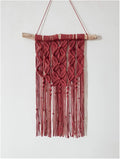 Tapestry Macrame Wall Hanging Woven Tapestry Handmade Bohemian Art for Livingroom Bedroom Backdrop Room Home Decor (A 35x65cm)