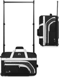 Dance Bag with Garment Rack - 28 Inch Professional Dance Competition Duffle Bag with Rack - Wheeled Dance Suitcase with Multiple Pockets for Dancers, Athlete, Travelers, and Livestreamer