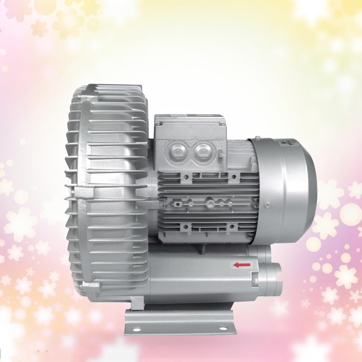 110V Regenerative Blower Single Phase, Vortex Ring Blower Industrial Vacuum Pump 0.16HP 0.24HP 0.33HP 0.47HP for Air Blowing Or Suction(120W/0.16HP)