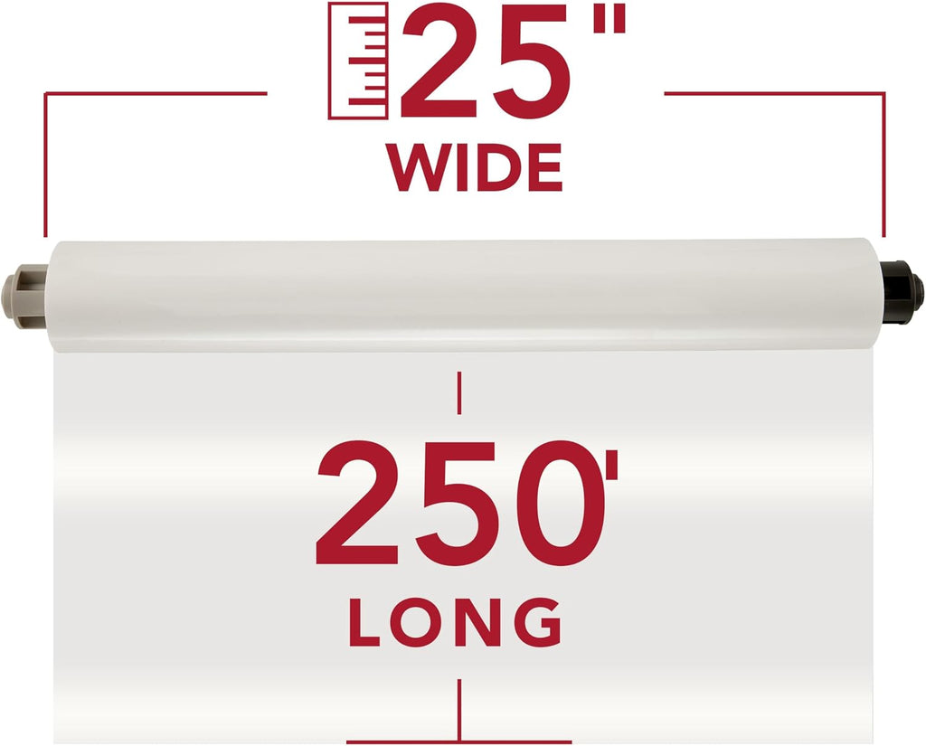 GBC Thermal Laminating Film, Rolls, Ultima 65 EZLoad, Nap I, 3 mil, 25' x 250', 2-Pack (3000024EZ)