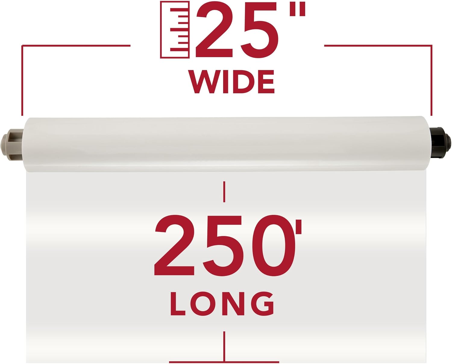GBC Thermal Laminating Film, Rolls, Ultima 65 EZLoad, Nap I, 3 mil, 25' x 250', 2-Pack (3000024EZ)
