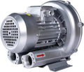 Regenerative Blower Single Phase,120W-1500W Vortex Ring Blower, High-Pressure Industrial Vacuum Pump,110v 60hz High Pressure Strong Centrifugal Fan for Air Blowing Or Suction (370W)
