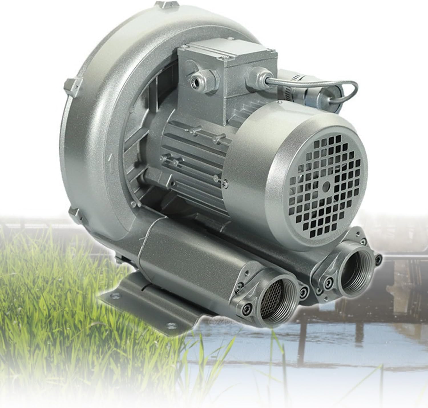 Aquaculture Regenerative Blower,Industrial Turbo Pump 220V Centrifugal High-Pressure Vortex Fans,for Aquarium Koi Fish Hydroponics Pond Septic Tank Aerators XGB-180