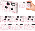 8 Pack Disposable Camera Bulk for Wedding 35mm Film Single Use Camera with Flash for Birthday Party Graduation Travel Anniversary Honeymoon Gathering Event Favors