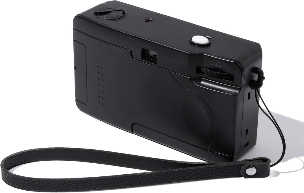 35mm Reusable Film Camera with Flash, Compatible with All 35mm Film, Analog Point & Shoot with Manual Advance & Rewind, Perfect for Travel, Beginners & Everyday Nostalgia - Charcoal