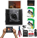 Fujifilm Instax Wide Evo Hybrid Instant Film Camera with 2 Packs Fujifilm Instax Wide Instant Film Twin Pack + 16GB Memory Card + Card Reader + Octo Tripod + Sunshine Photo Microfiber Cleaning Cloth