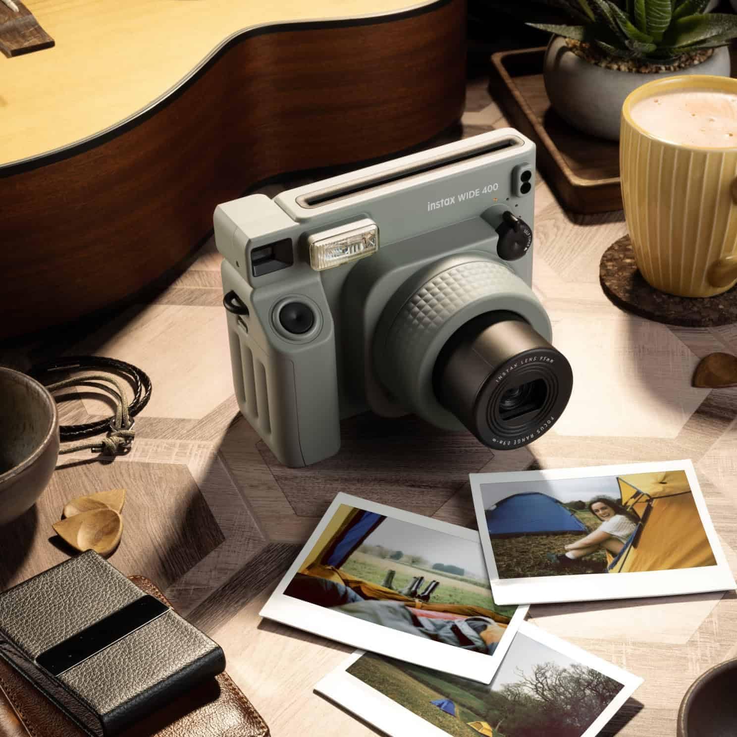 Fujifilm Instax Wide 400 Instant Film Camera Bundle with Fuji Instax-Wide Instant Film (20 Sheets) + Carrying Case + Photo Album + More