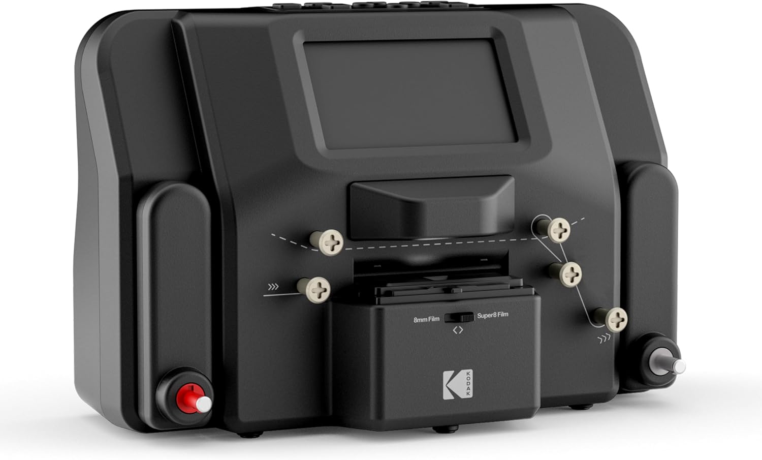 KODAK REELS 8mm & Super 8 Films Digitizer Converter with Big 5' Screen, Scanner Converts Film Frame by Frame to Digital MP4 Files for Viewing, Sharing & Saving on SD Card for 3' 4' 5' 7' and 9' Reels