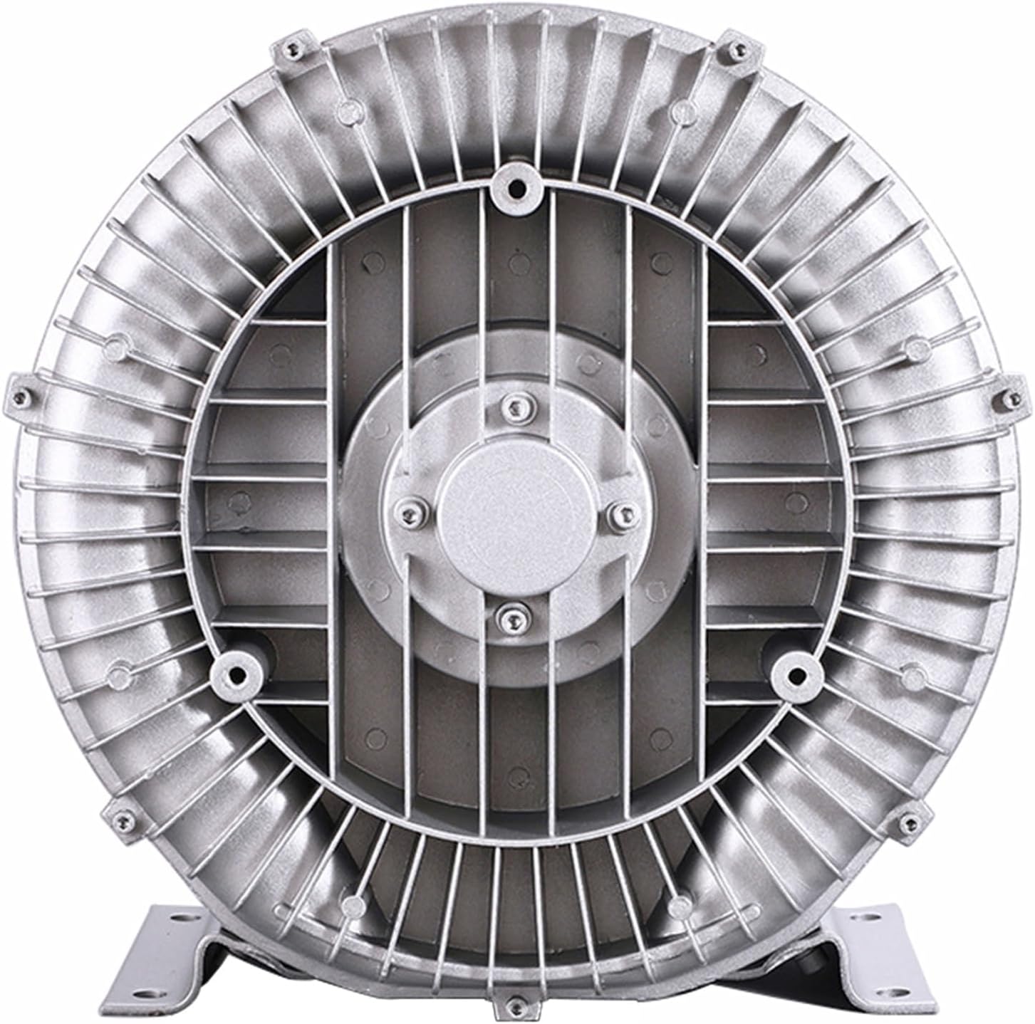 Industrial Regenerative Blower, 110V, 120W-1100W, Single Phase, Large Airflow Type High-Pressure Vortex Ring Blower, for Sewage Aeration Aquarium Fish Pond,550W/0.74HP