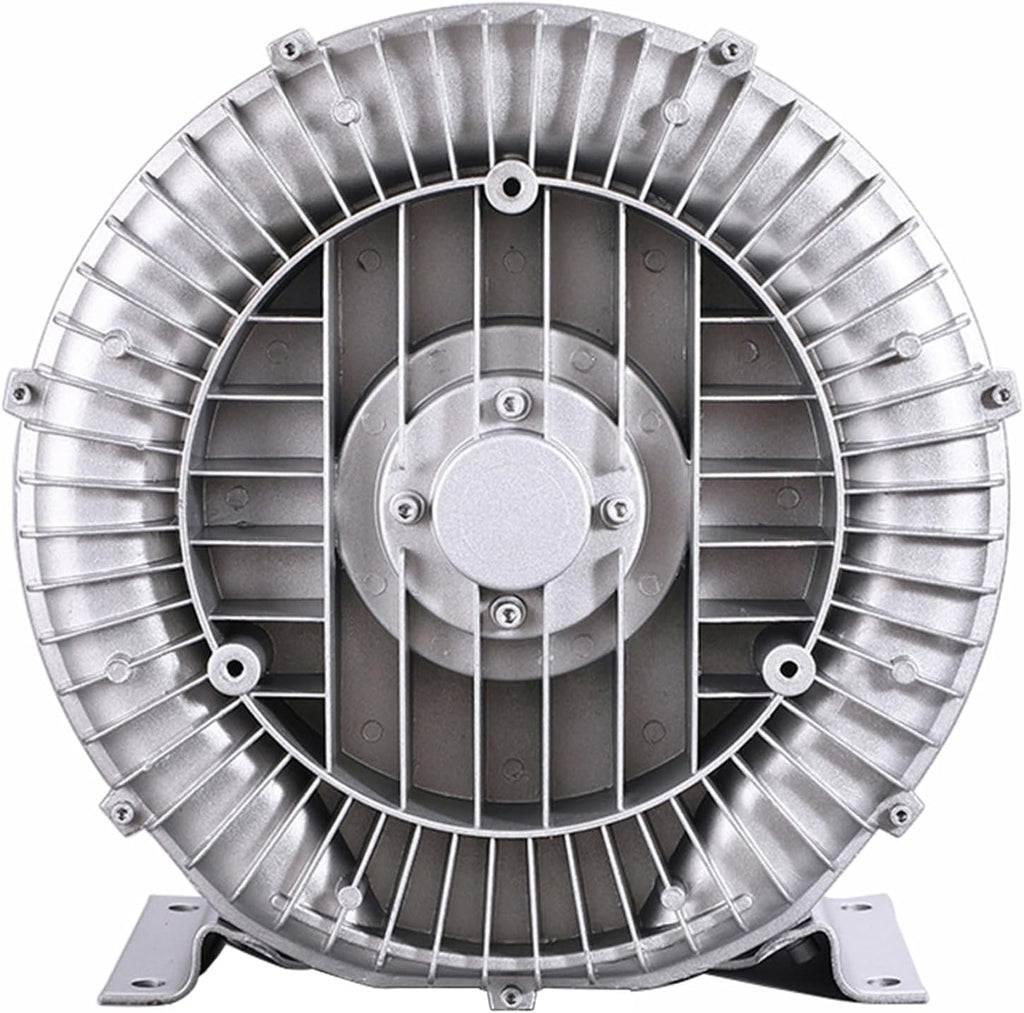 Industrial Regenerative Blower, 110V, 120W-1100W, Single Phase, Large Airflow Type High-Pressure Vortex Ring Blower, for Sewage Aeration Aquarium Fish Pond,750W/1.01HP