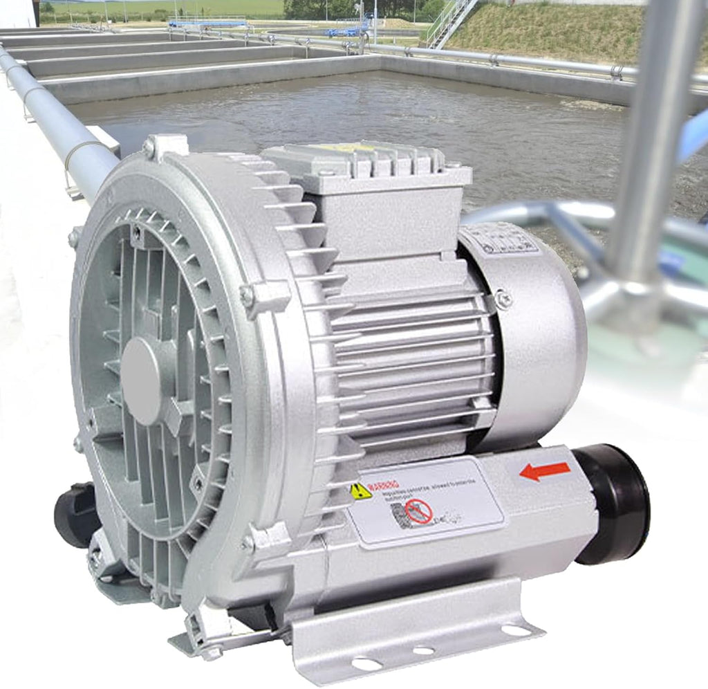 Underwater Aeration Machine, for Sewage Fermentation Treatment, Pool Oxygenation Machine, Regenerative Blower,1.5KW/220V