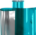 VViViD One-Way Colorful Vinyl Window Tinting Sheets (50ft x 5ft, Blue Mirror Chrome)