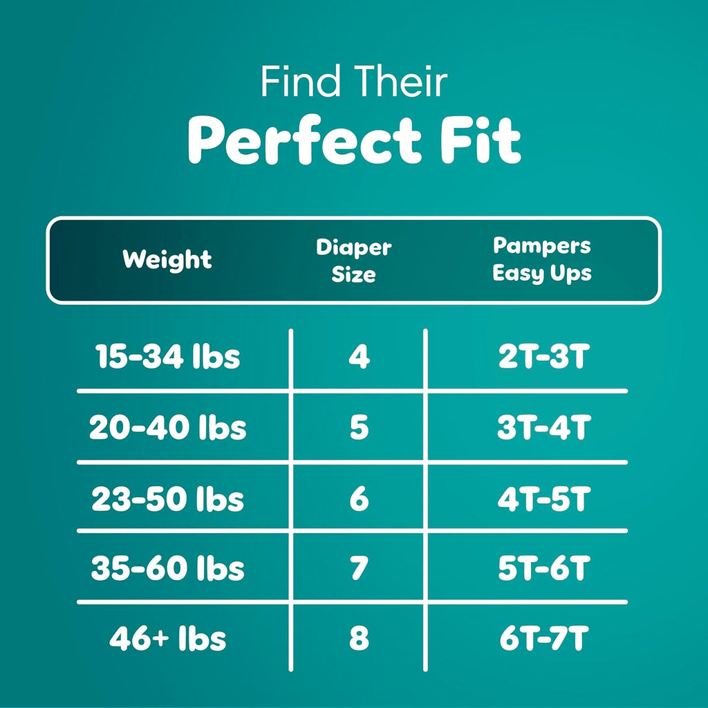 Pampers Easy Ups Pull On Training Underwear Girls, 4T-5T, 2 Month Supply (2 x 104 Count) with Sensitive Water Based Baby Wipes 12X Multi Pack Pop-Top and Refill (1008 Count)