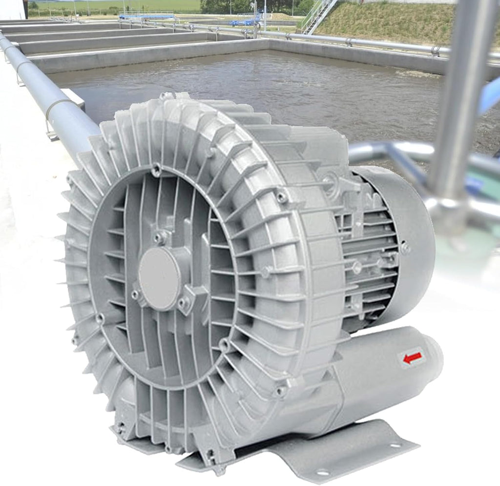 Underwater Aeration Machine, for Sewage Fermentation Treatment, Pool Oxygenation Machine, Regenerative Blower,1.1KW/380V
