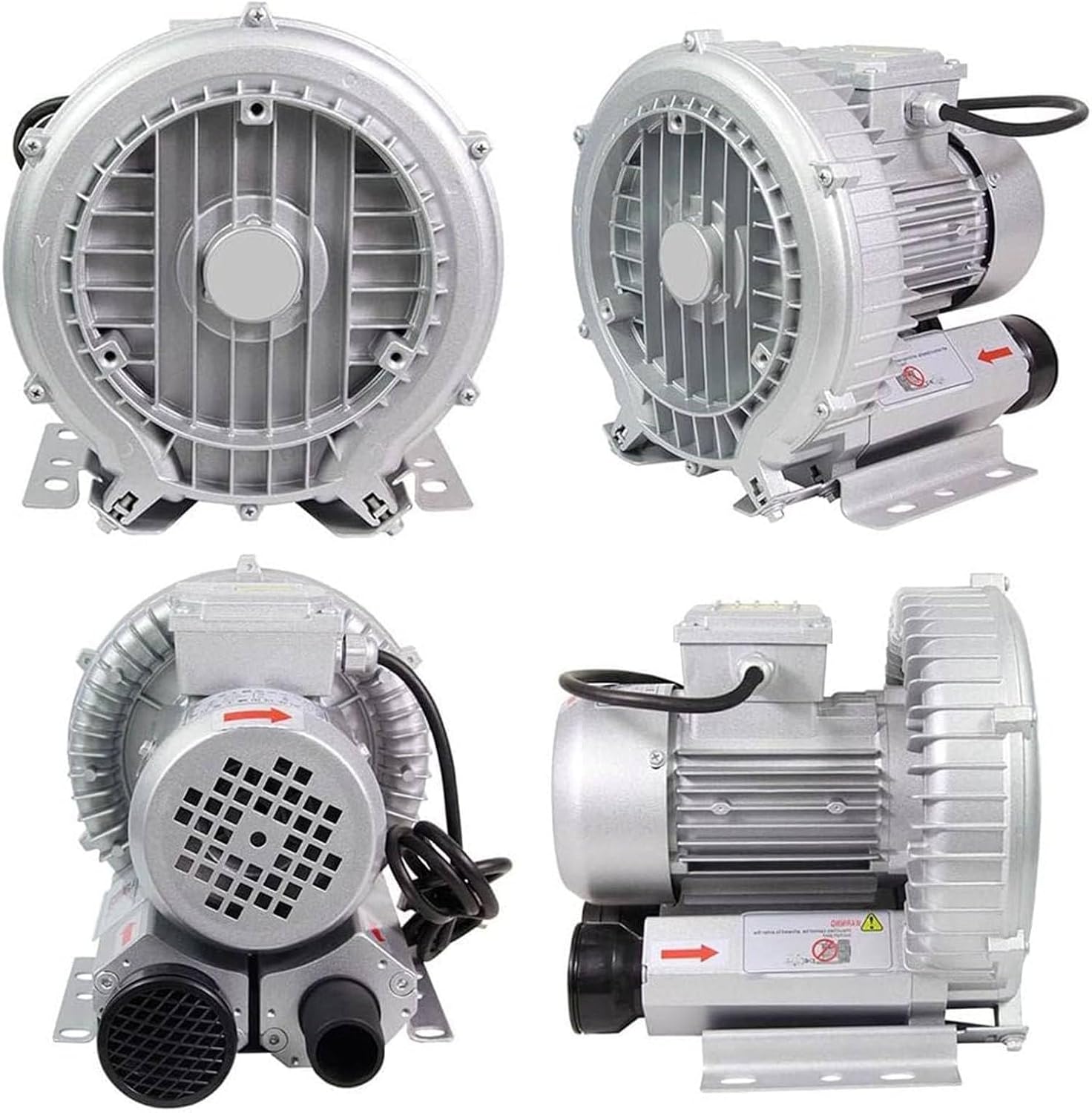 120W-1100W Regenerative Blower for Aquarium Hydroponics Pond Septic Tank Aerators,220V Electric Air Pump,180W/0.24HP