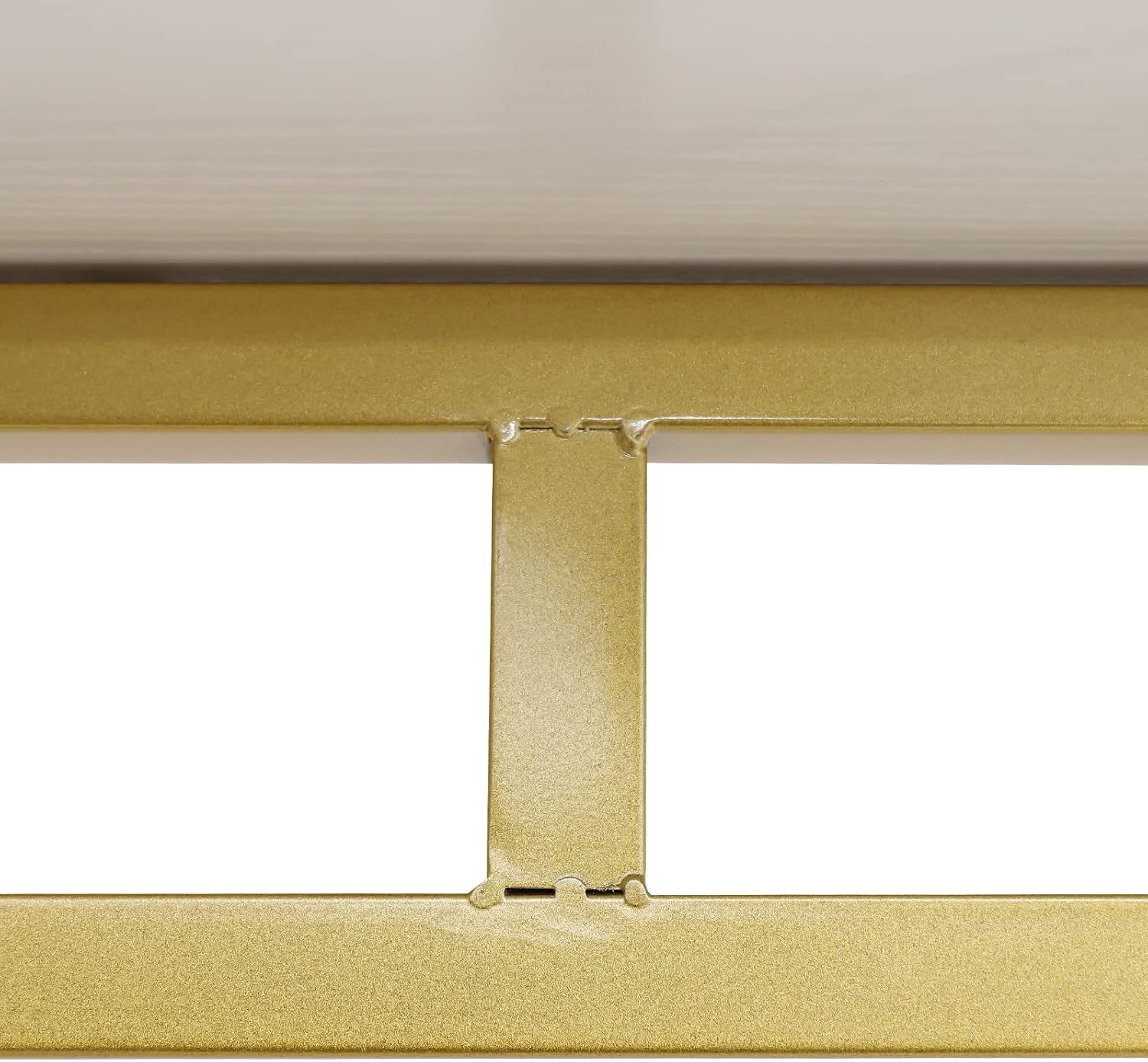Gold Metal Freestanding Garment Rack,Retail Shelves Freestanding Garment Racks with Shelves,Heavy Duty Clothing Rack for Bedrooms,Living Rooms, Clothing Retail Stores