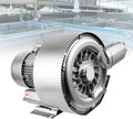 Industrial Dual Stage Vortex Fan, Electric Regenerative Blower for Aquarium Oxygenation, Workshop Ventilation, High Pressure Aluminum Unit,2200W/380V