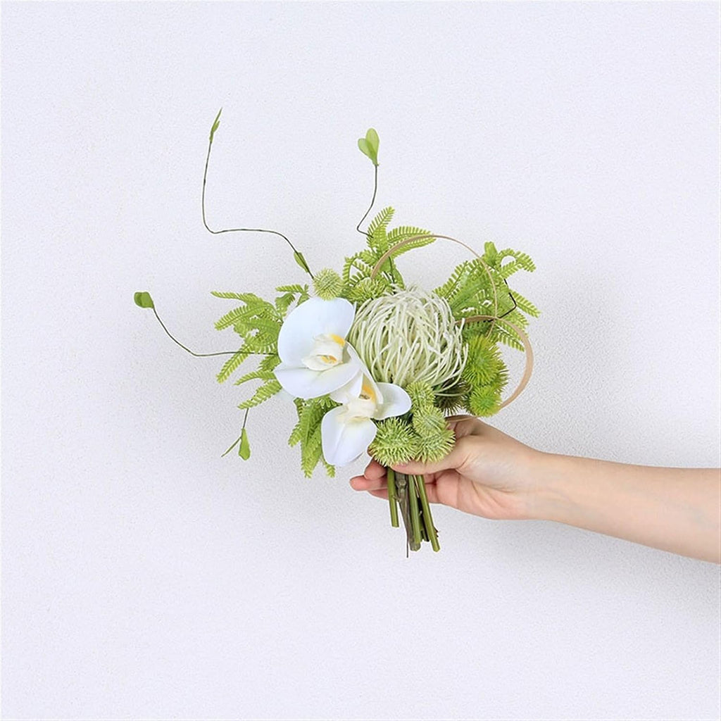 Faux Plants Table Centerpiece Decorations Simulation Dried Flowers Set Home Coffee Table Arrangement Soft Furnishing Fake Flowers Spring Summer Decoration(C)