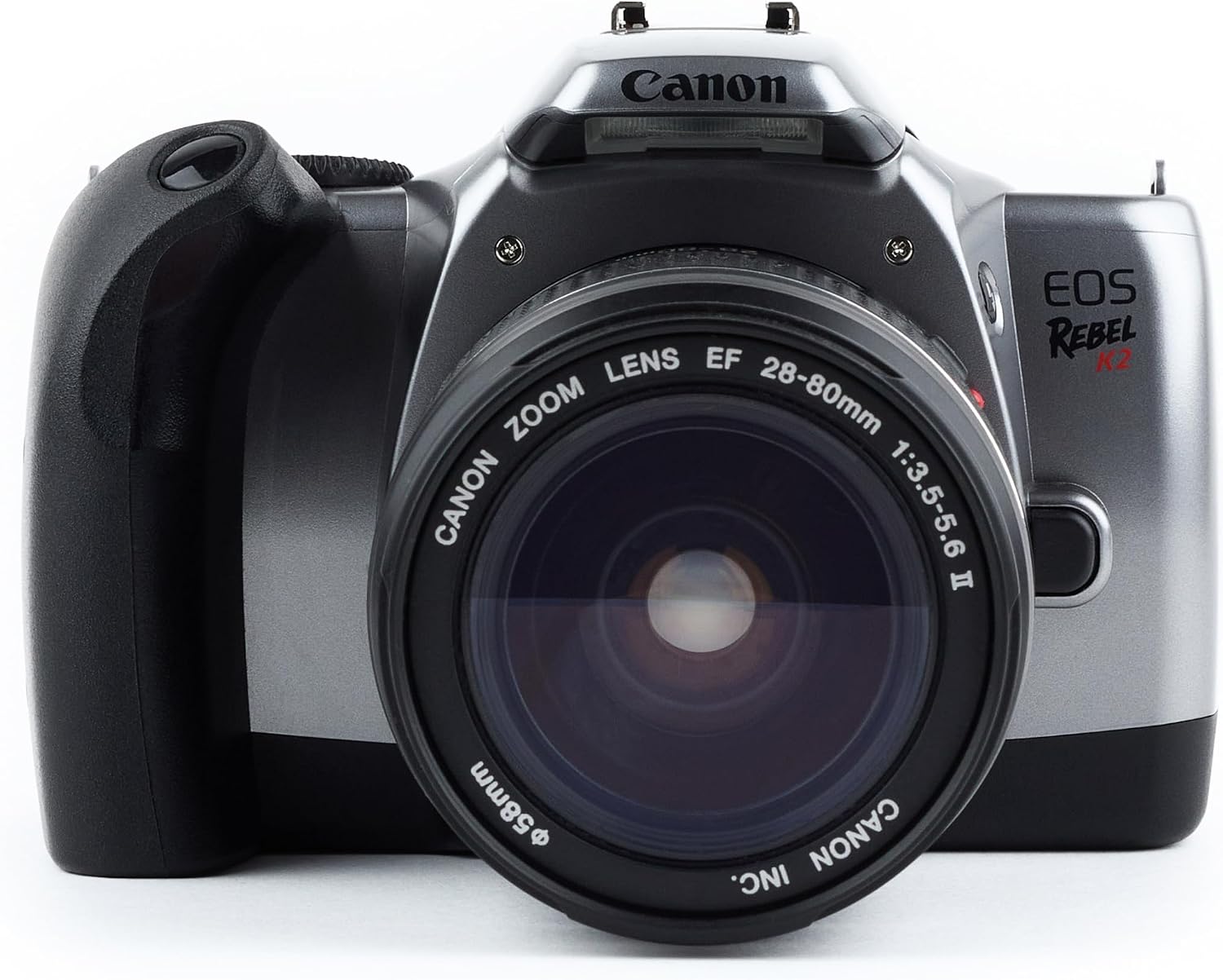 Canon EOS Rebel K2 SLR 35mm Film Camera with EF Canon Auto Focusing AF Lens. Automatic and custom shutter settings, EF mount system, color & B&W film option. (Renewed)