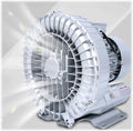 110V Vortex Ring Blower Industrial Regenerative Blower strong centrifugal vortex fan Large Airflow Vacuum Pump 120W 250W 350W 750W for Aquaculture Pond Aeration(350W)