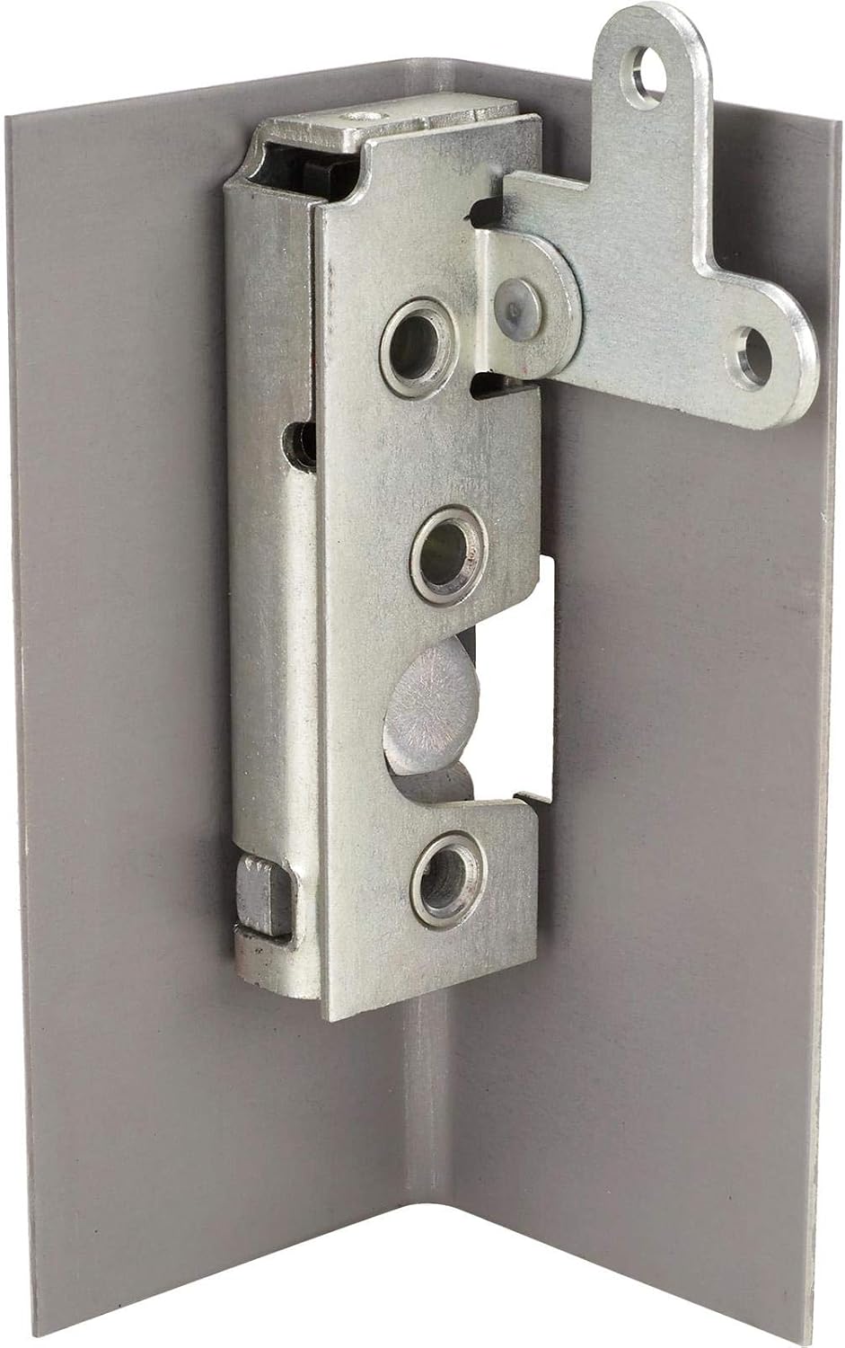 Speedway Motors Universal Slim Line Bear Jaw Complete Door Latch Kit Includes Left and Right Latches Mounting Plates Striker Pins Cage Nut Plates for Street Rods